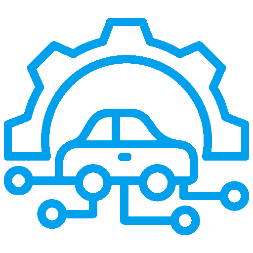 icon of car during maintenance